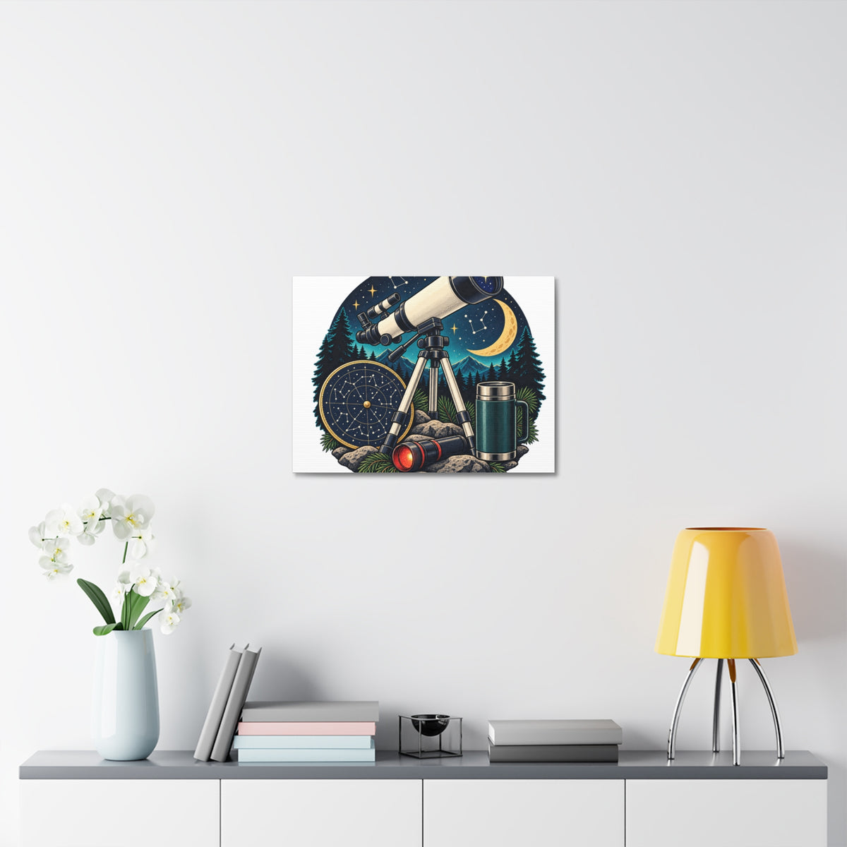 Backyard Stargazing Workshop Canvas