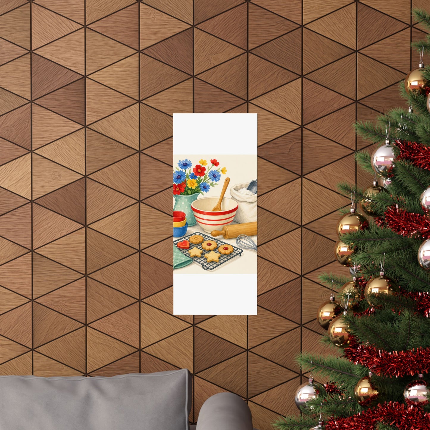 Cheerful Home Baking Hobby Poster