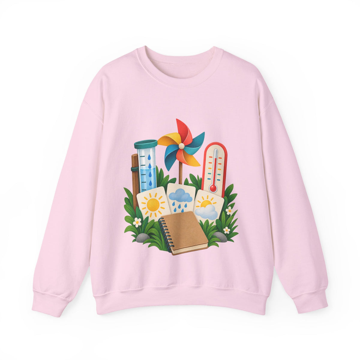 Colorful Backyard Weather Watching Kit Sweatshirt