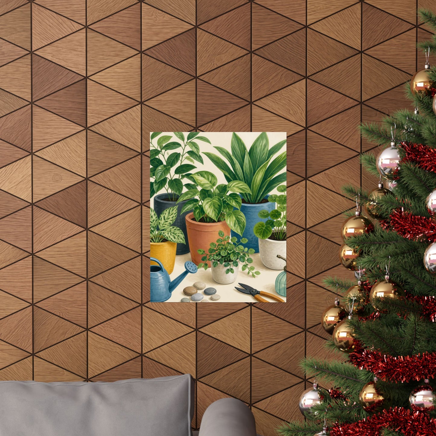 Calm Indoor Houseplant Collection Art Poster