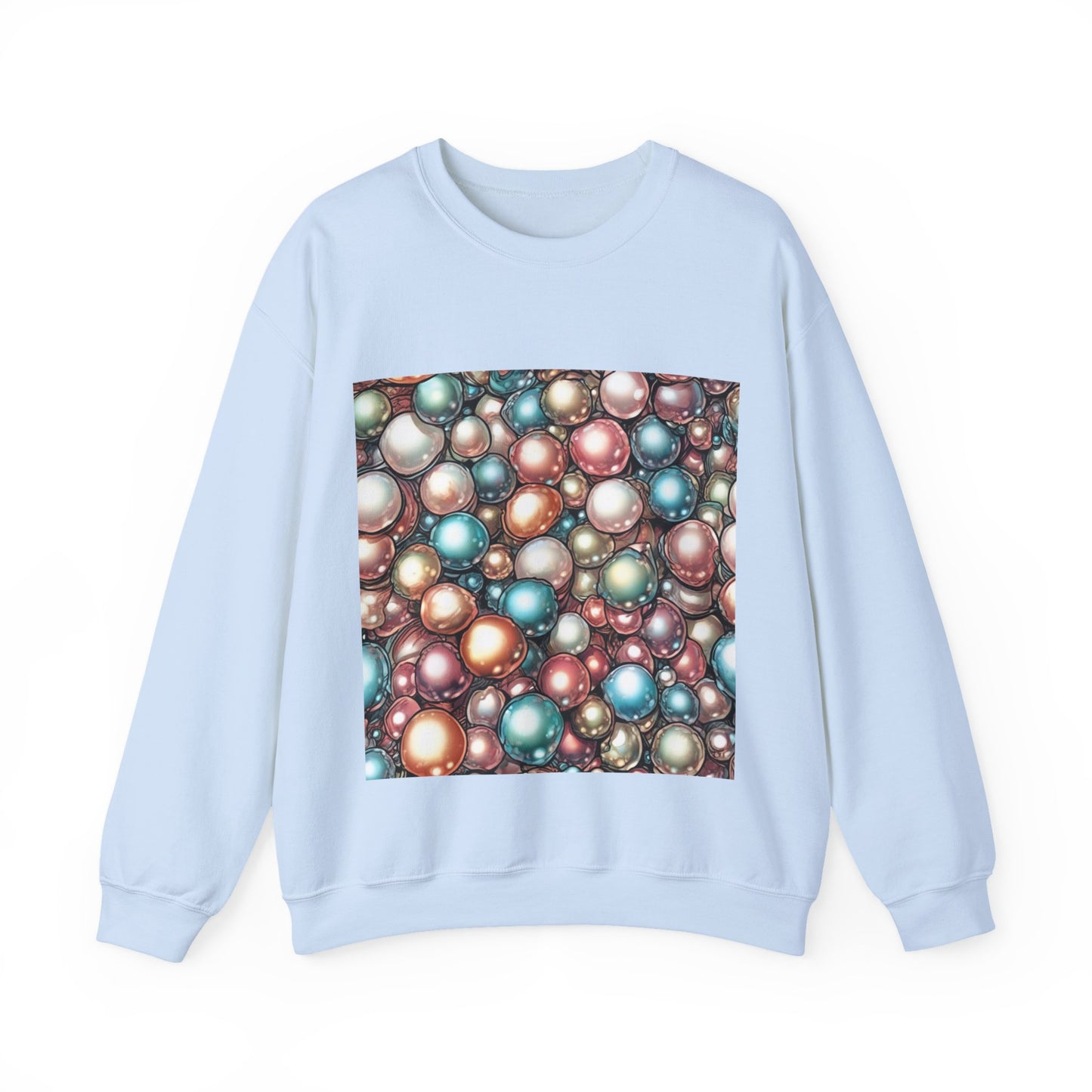 Rainbow Pearl Marble Abstract Gift Art Sweatshirt