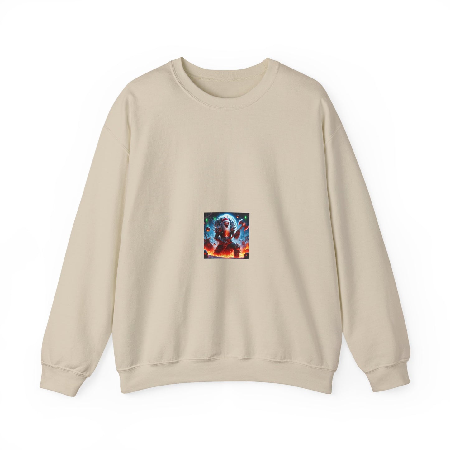 Heavy Metal Santa Holiday Concert Dark Sweatshirt