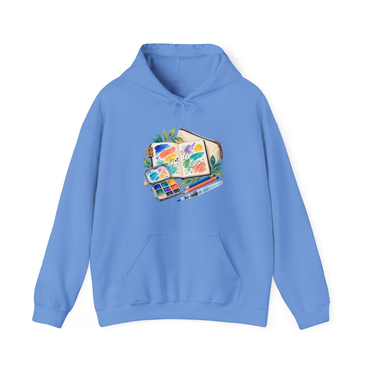 Colorful Urban Sketching Travel Kit Hoodie