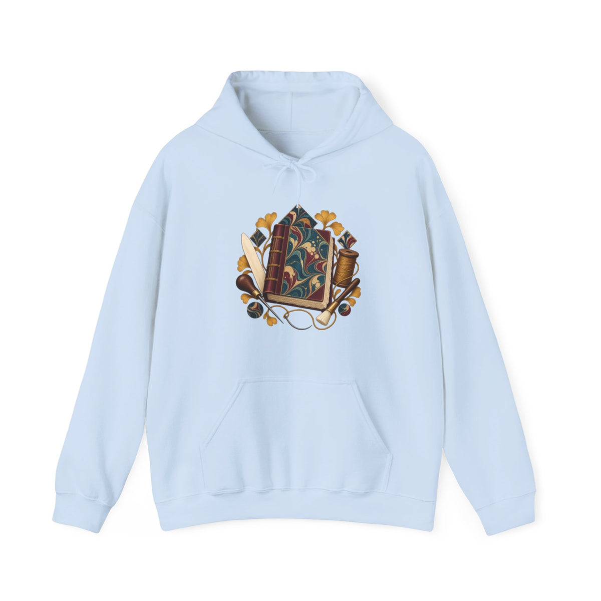 Traditional Marbled Bookbinding Workshop Hoodie