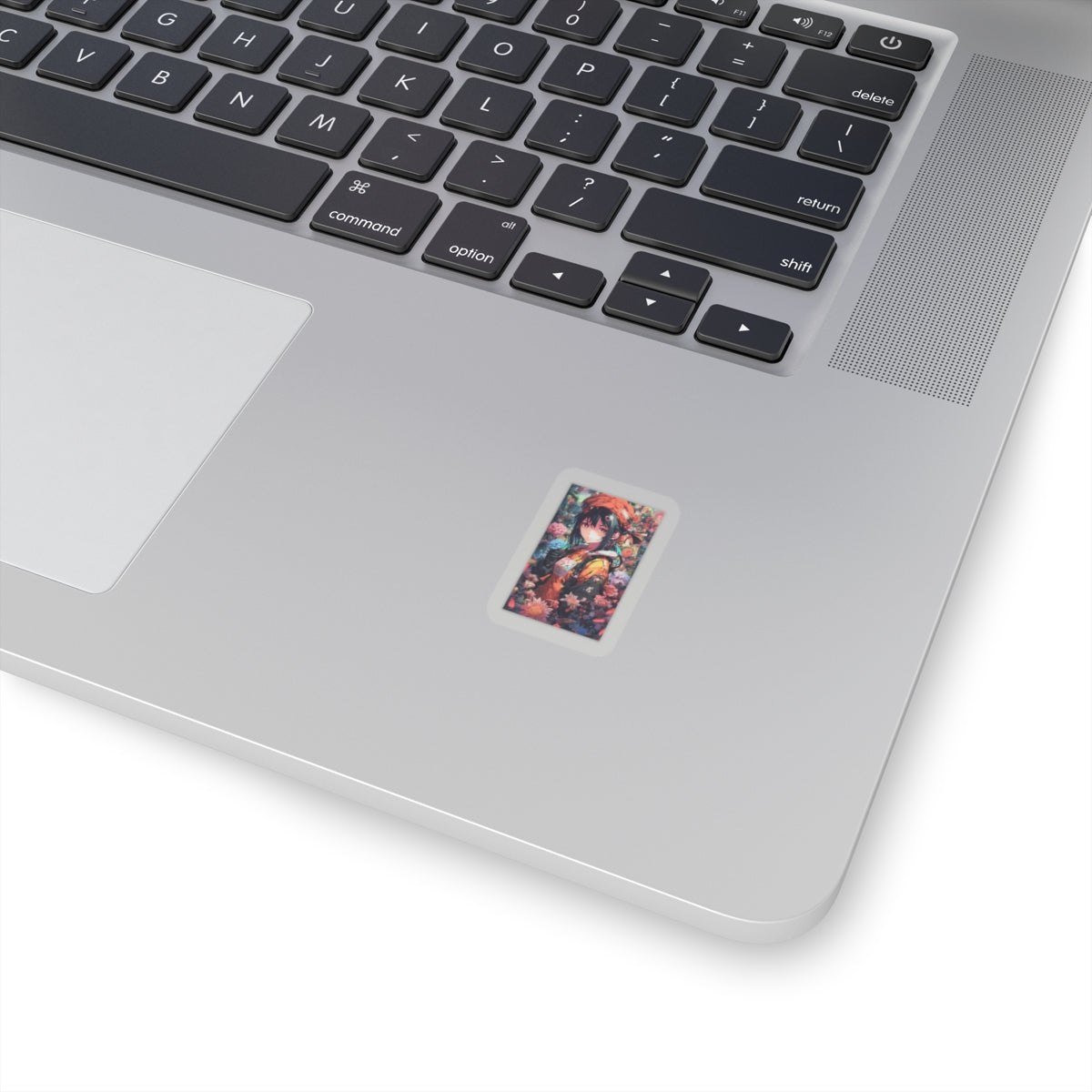 Anime Floral Forest Heroine Portrait Flower Sticker