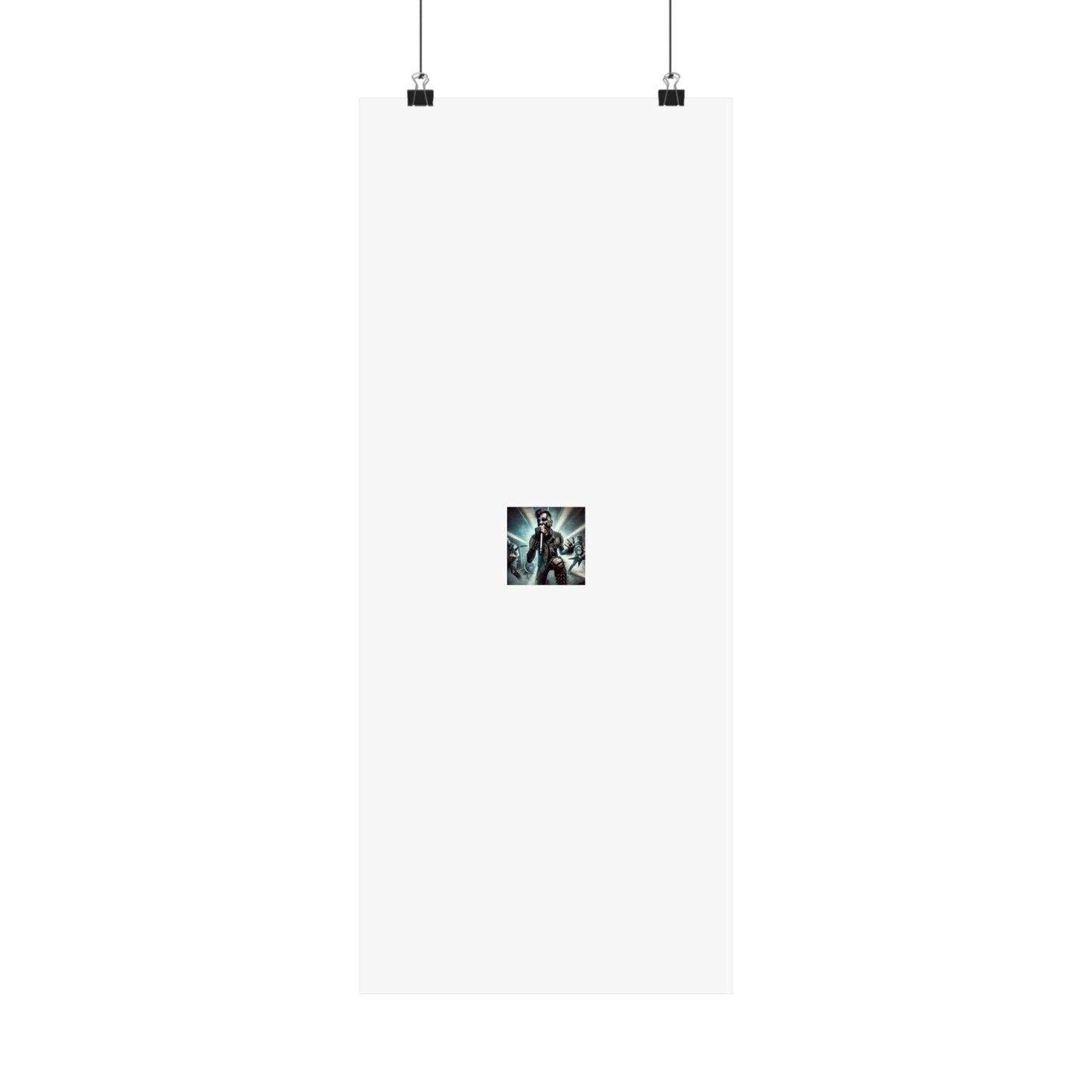 Punk Rock Vocalist Stage Energy Music Room Poster
