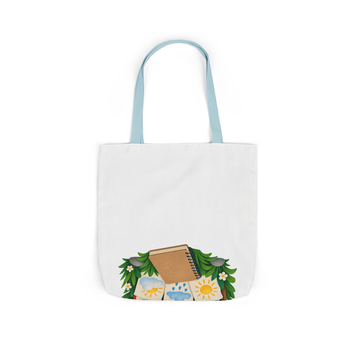 Colorful Backyard Weather Watching Kit Tote Bag