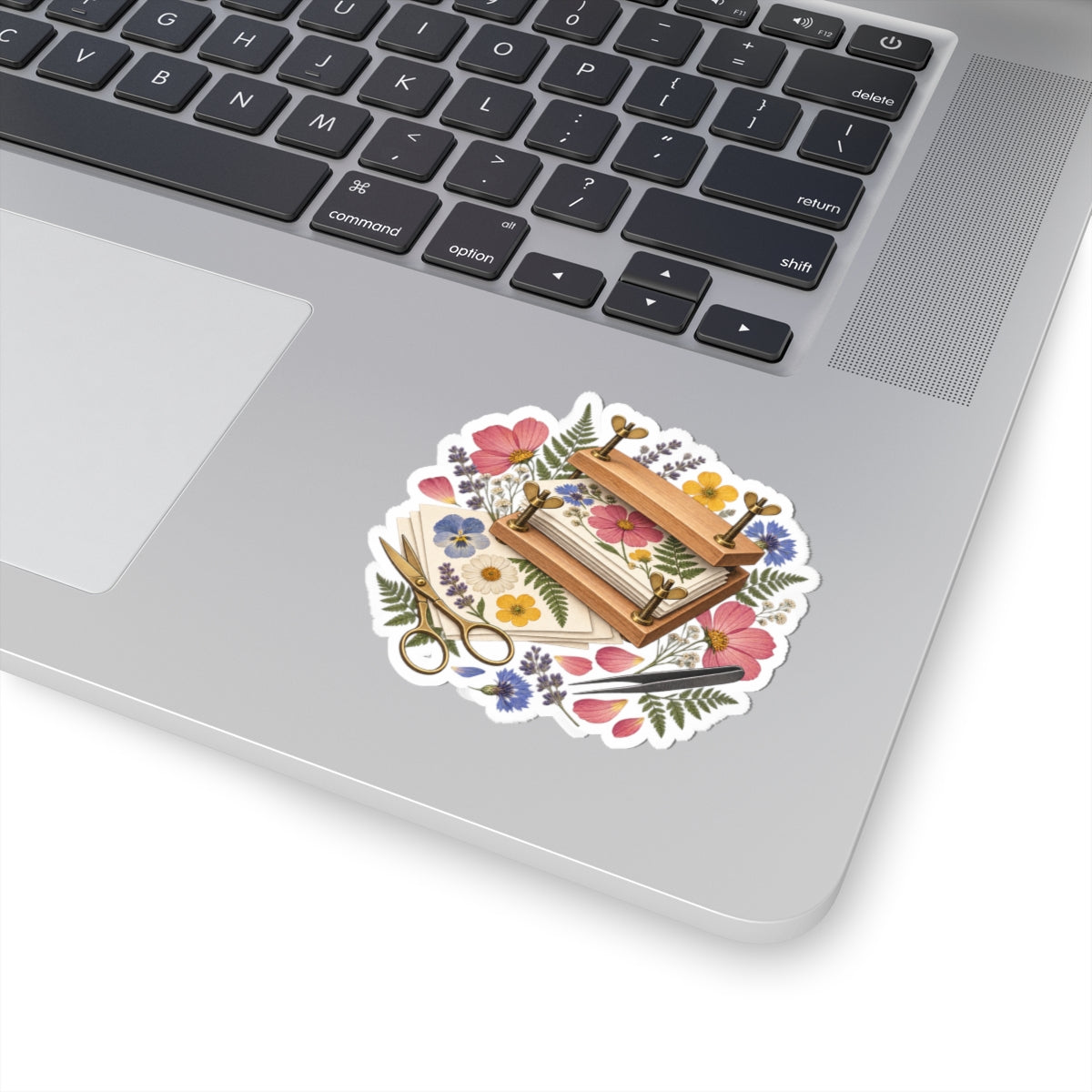 Botanical Flower Press Workshop Sticker