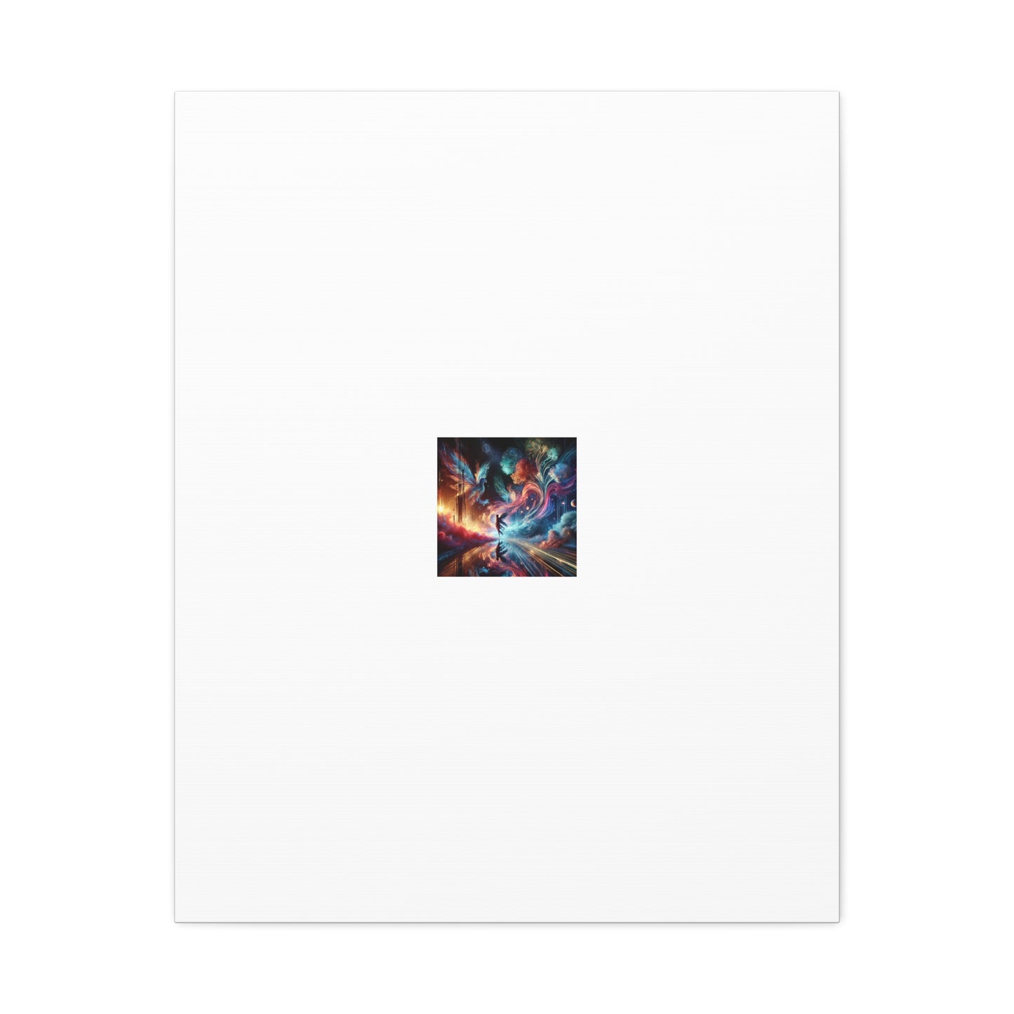 Cosmic Aurora Dancer Dreamscape Gallery Canvas Wall Art
