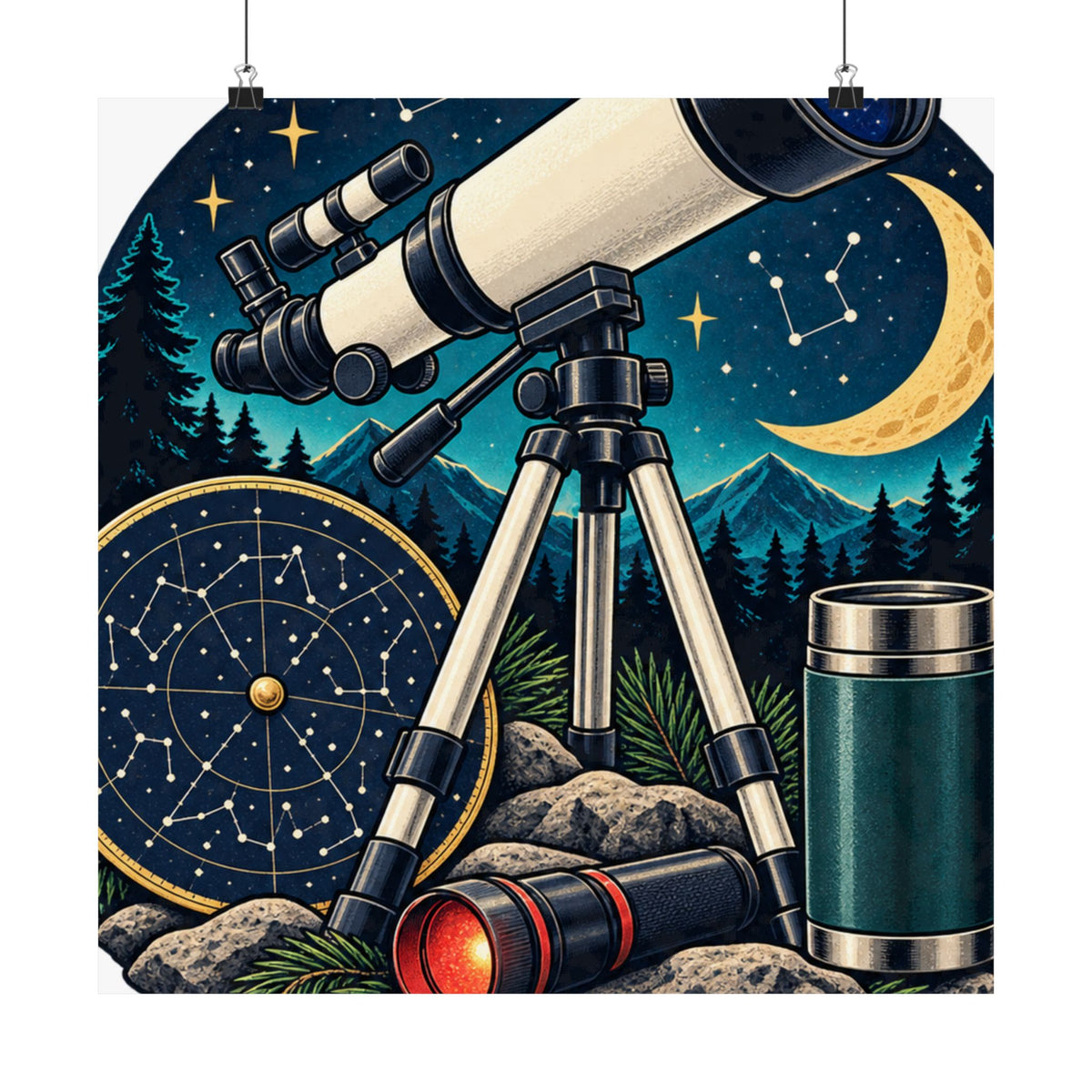 Backyard Stargazing Workshop Poster