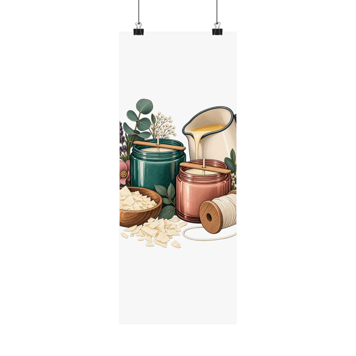Artisan Candle Making Workshop Poster