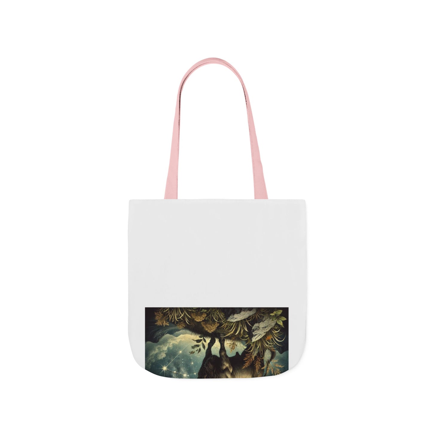 Taurus Bull Constellation Celestial Canvas Tote Bag