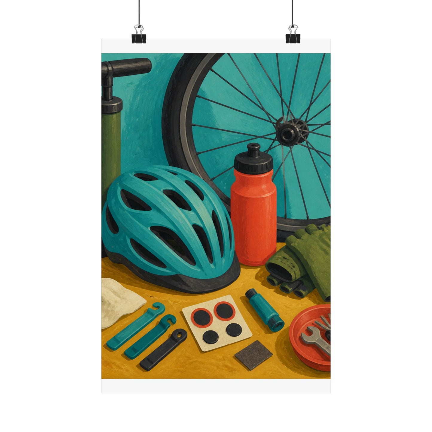 Everyday Bicycle Workshop Art Poster