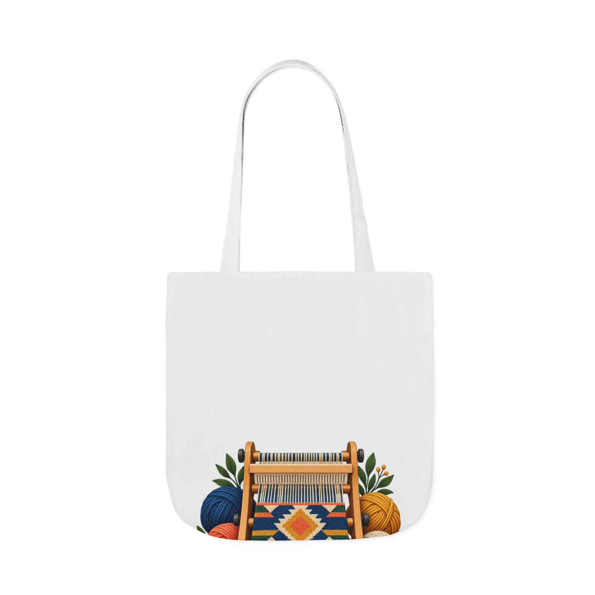 Geometric Hand Weaving Workshop Tote Bag