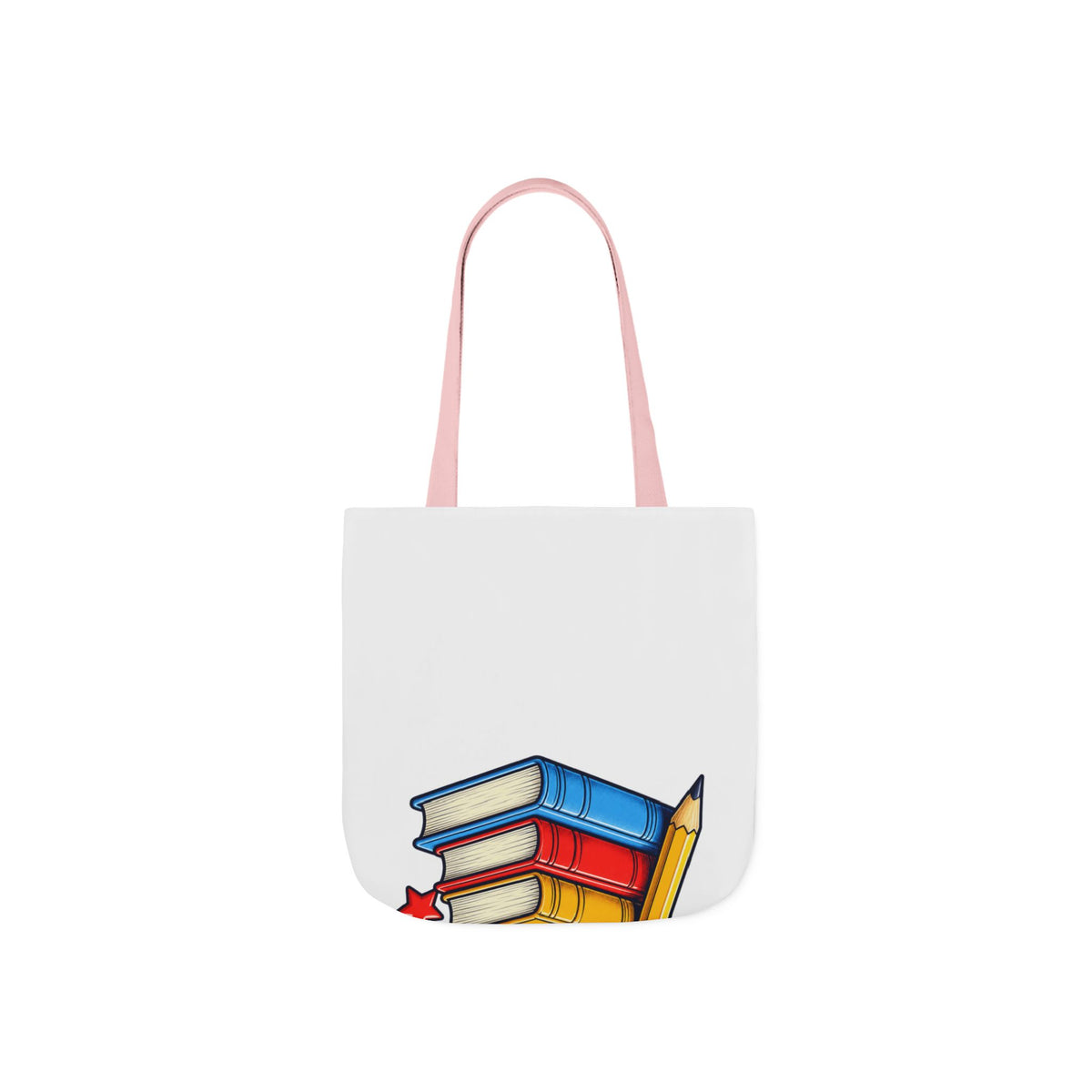 Retro School Books Apple Teacher Appreciation Tote Bag
