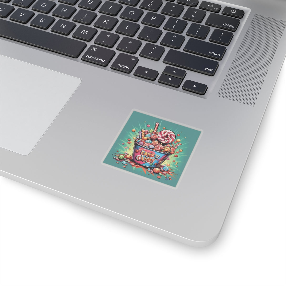 Holiday Candy Bucket Sweets Gift Art Sticker