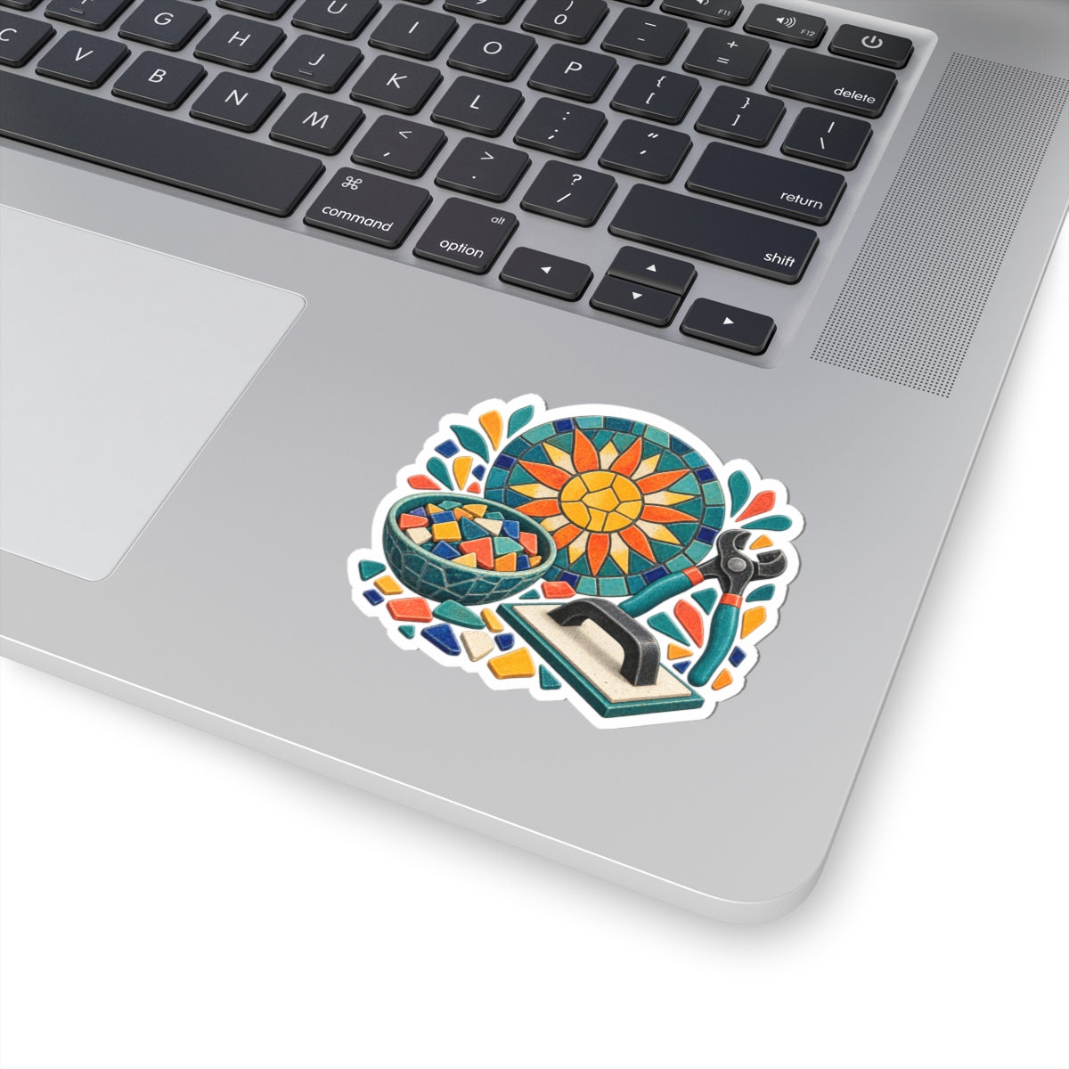 Sunburst Mosaic Making Workshop Sticker