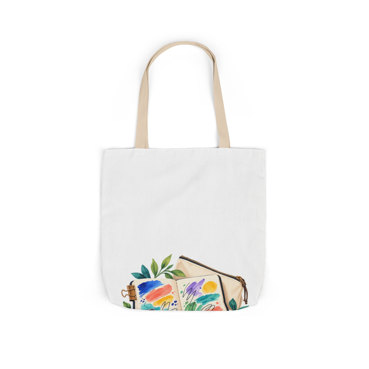 Colorful Urban Sketching Travel Kit Tote Bag