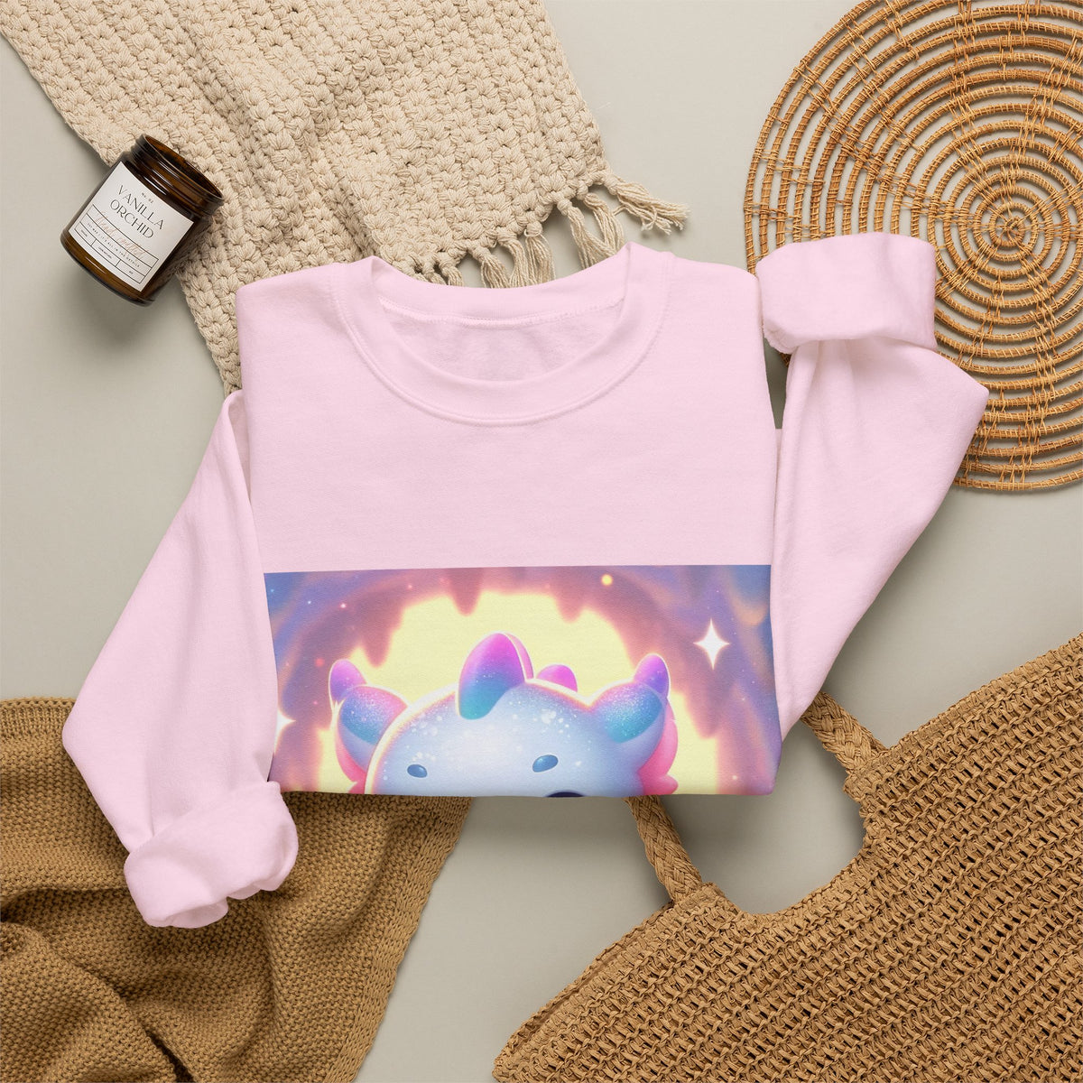 Pastel Treasure Dragon Kawaii Fantasy Sweatshirt