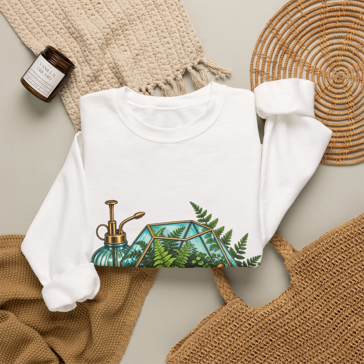 Fern Terrarium Building Workshop Sweatshirt