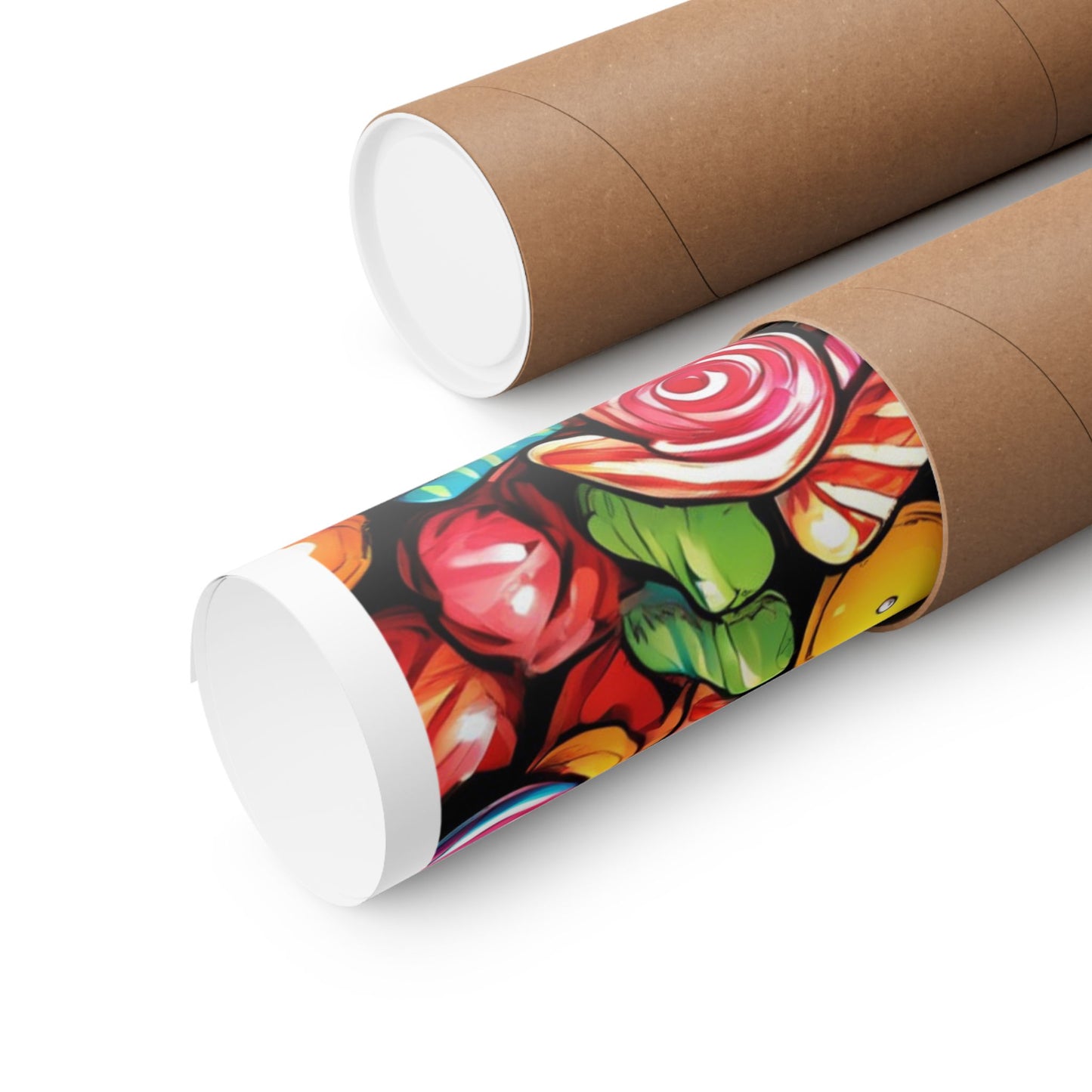 Colorful Candy Pattern Sweets Gift Art Poster