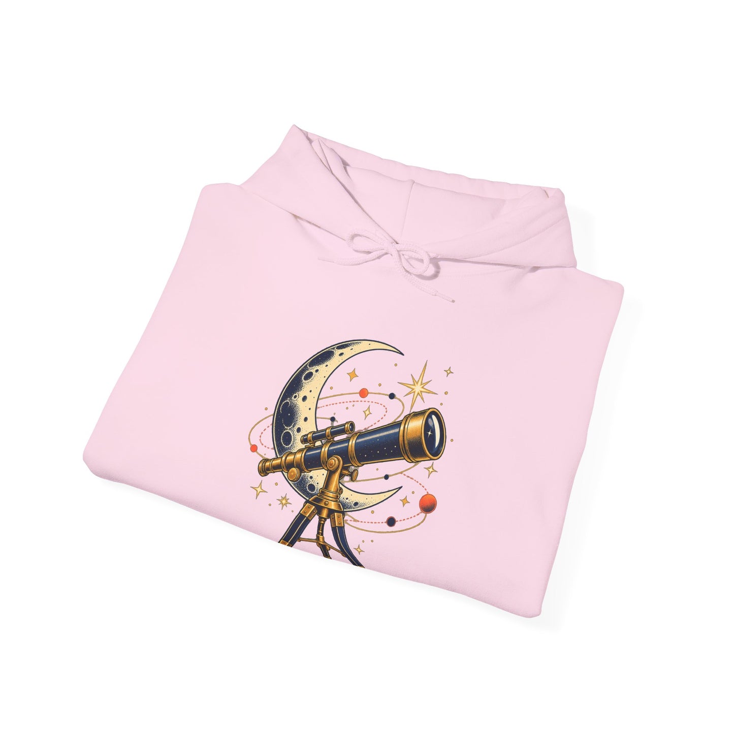 Vintage Telescope Celestial Astronomy Hoodie
