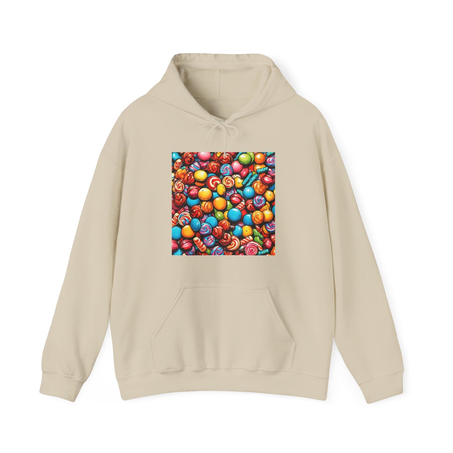 Colorful Candy Pattern Sweets Gift Art Hoodie