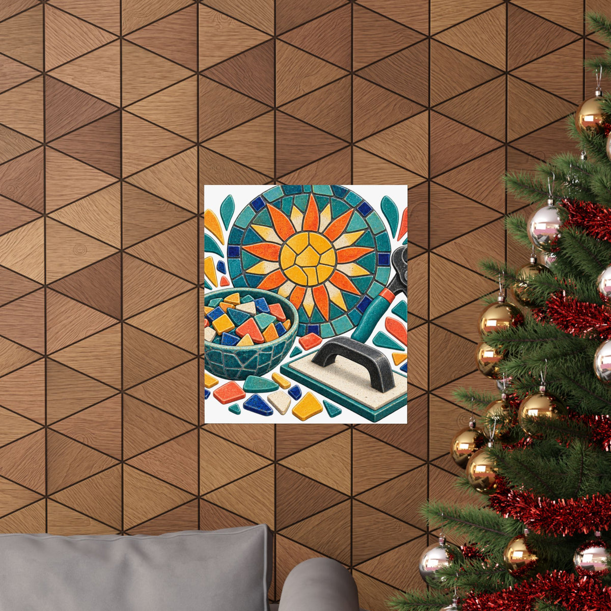 Sunburst Mosaic Making Workshop Poster