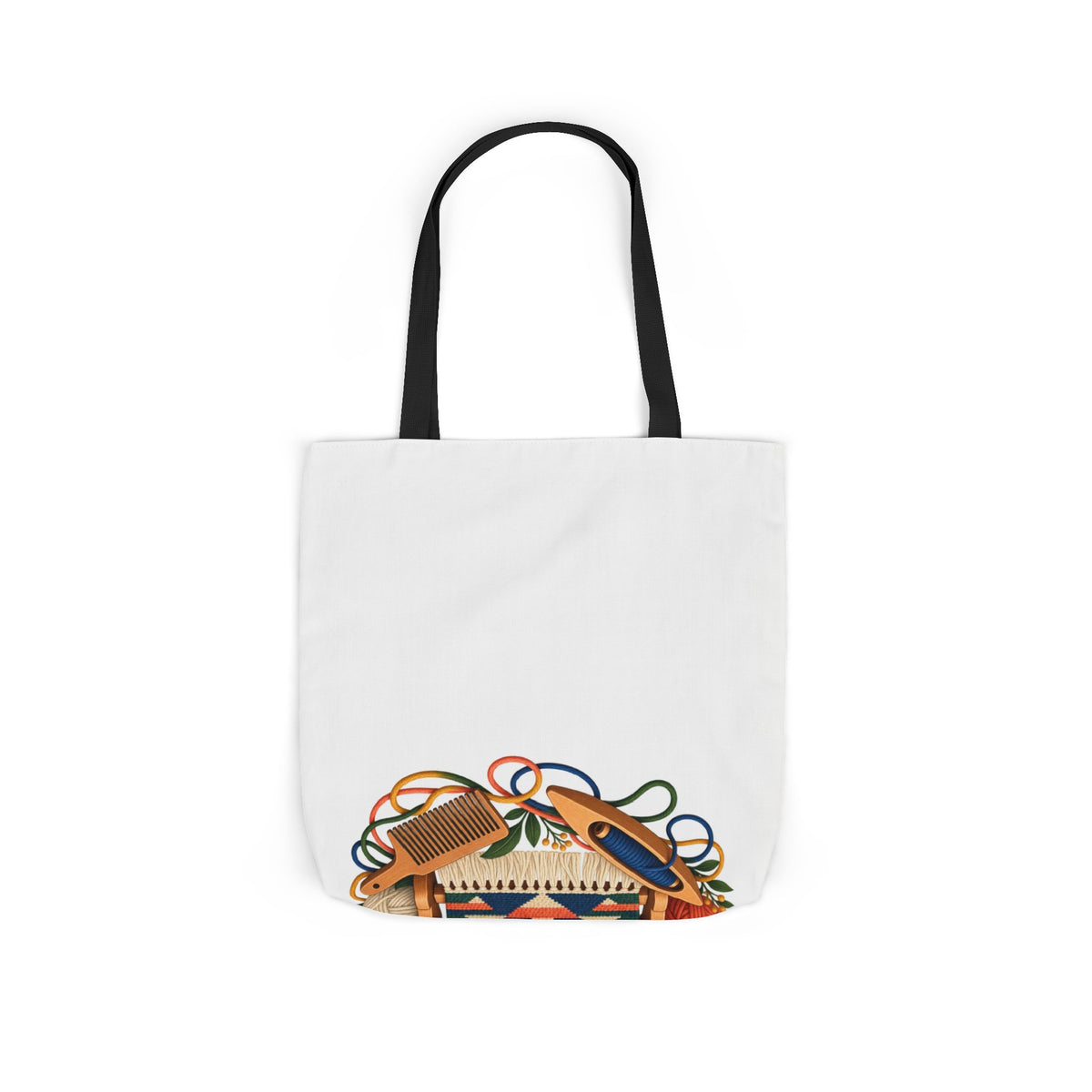 Geometric Hand Weaving Workshop Tote Bag