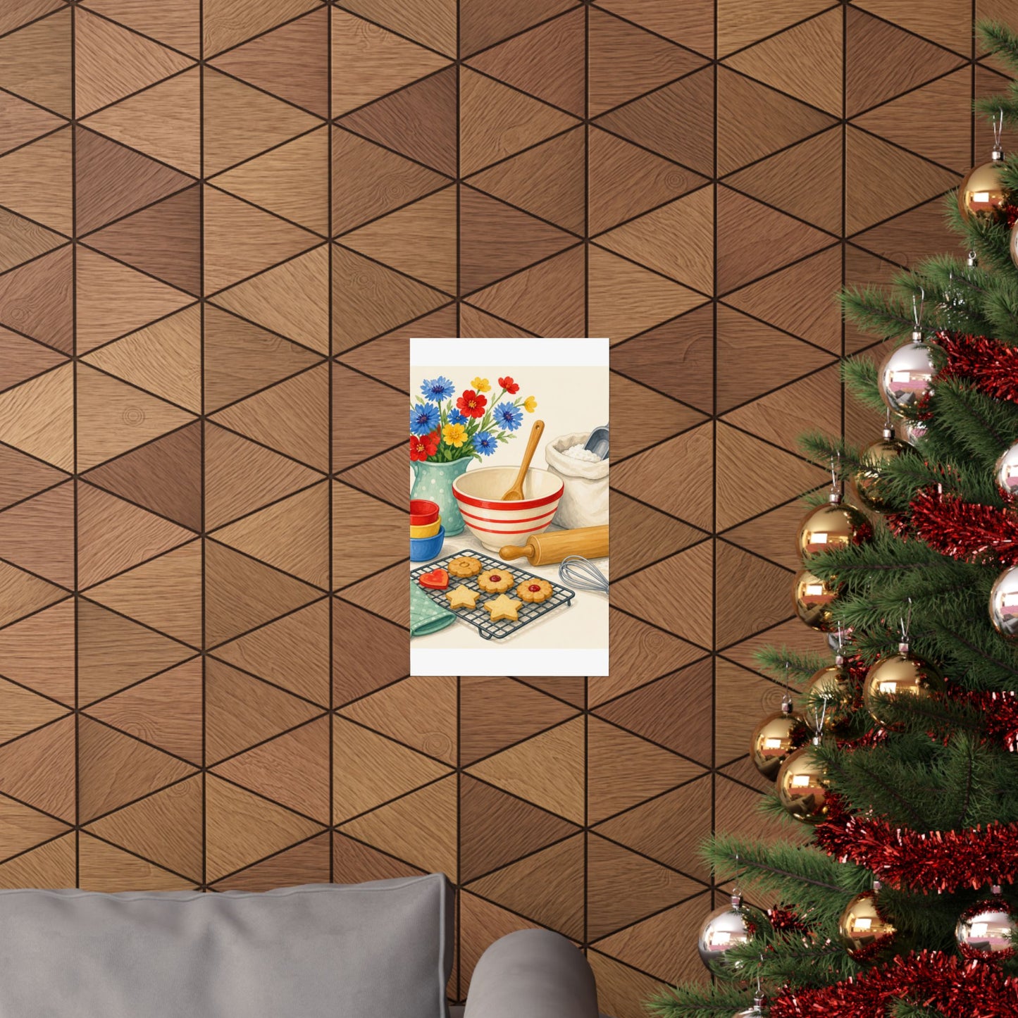 Cheerful Home Baking Hobby Poster