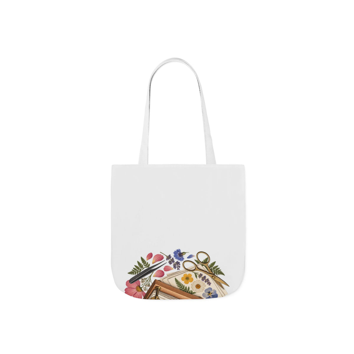 Botanical Flower Press Workshop Tote Bag