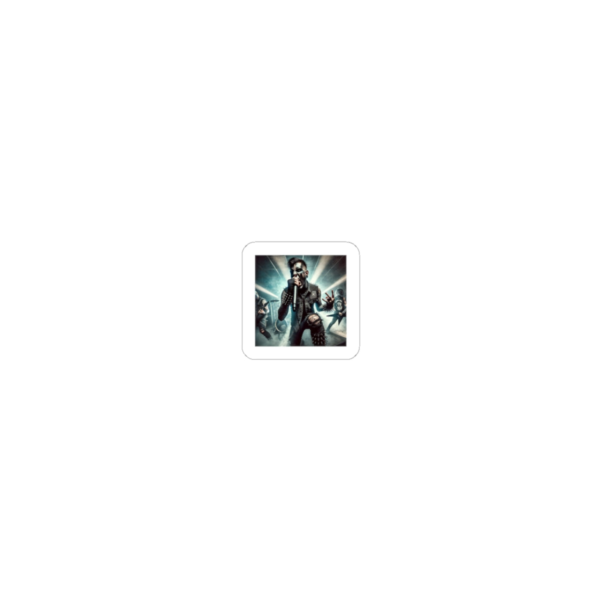 Punk Rock Vocalist Stage Energy Music Sticker