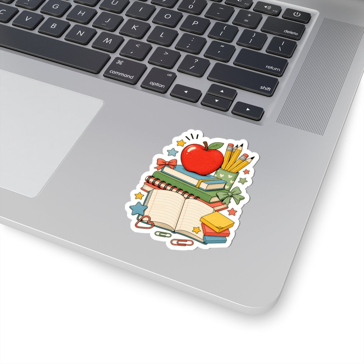 Apple Pencil Desk Stack Back To School Sticker