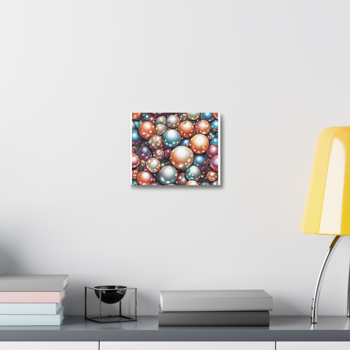 Glossy Orb Marble Abstract Gift Art Canvas