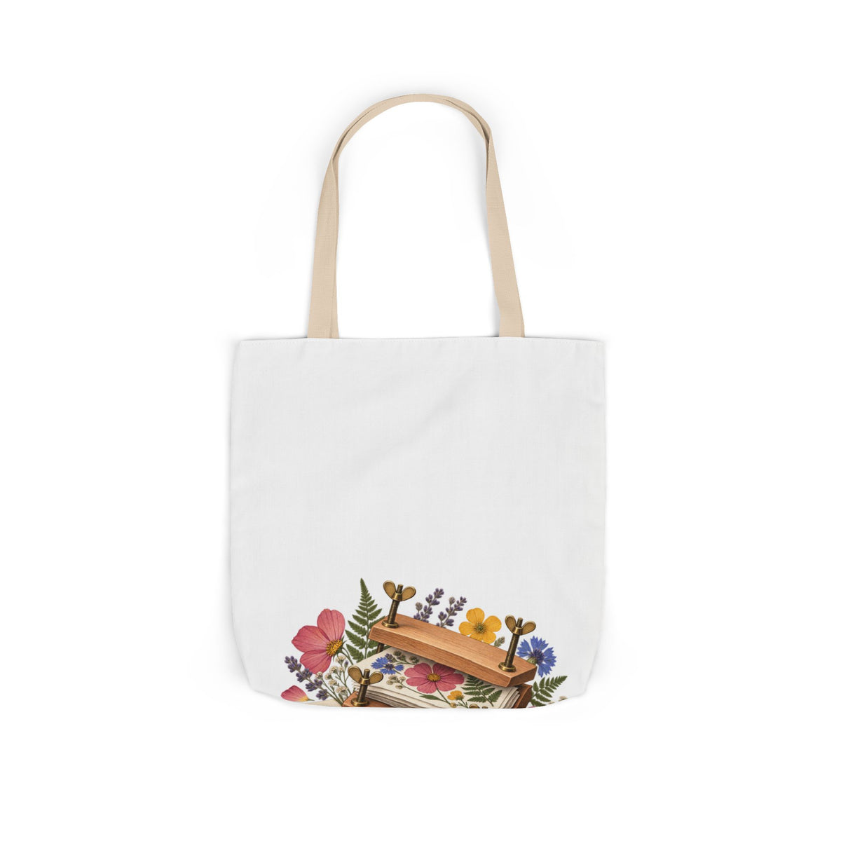 Botanical Flower Press Workshop Tote Bag