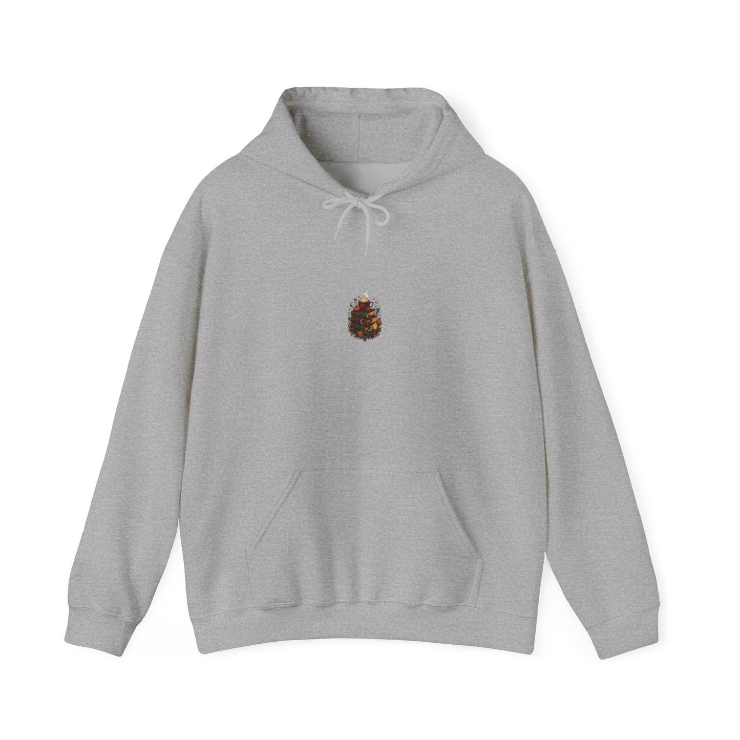 Autumn Library Latte Stack Book Lover Hoodie