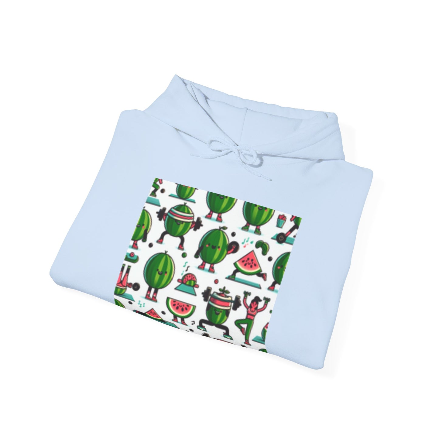Watermelon Workout Club Cute Food Fitness Graphic Hoodie