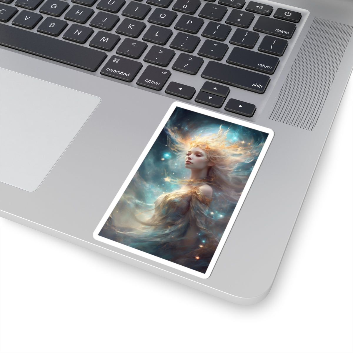 Solar Celestial Spirit Fantasy Portrait Sticker