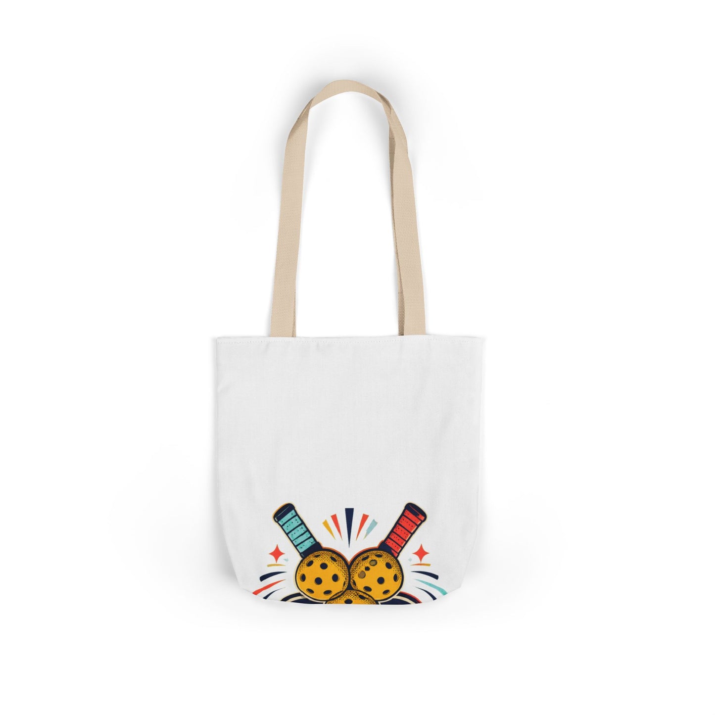 Retro Pickleball Paddles Recreational Sports Tote Bag