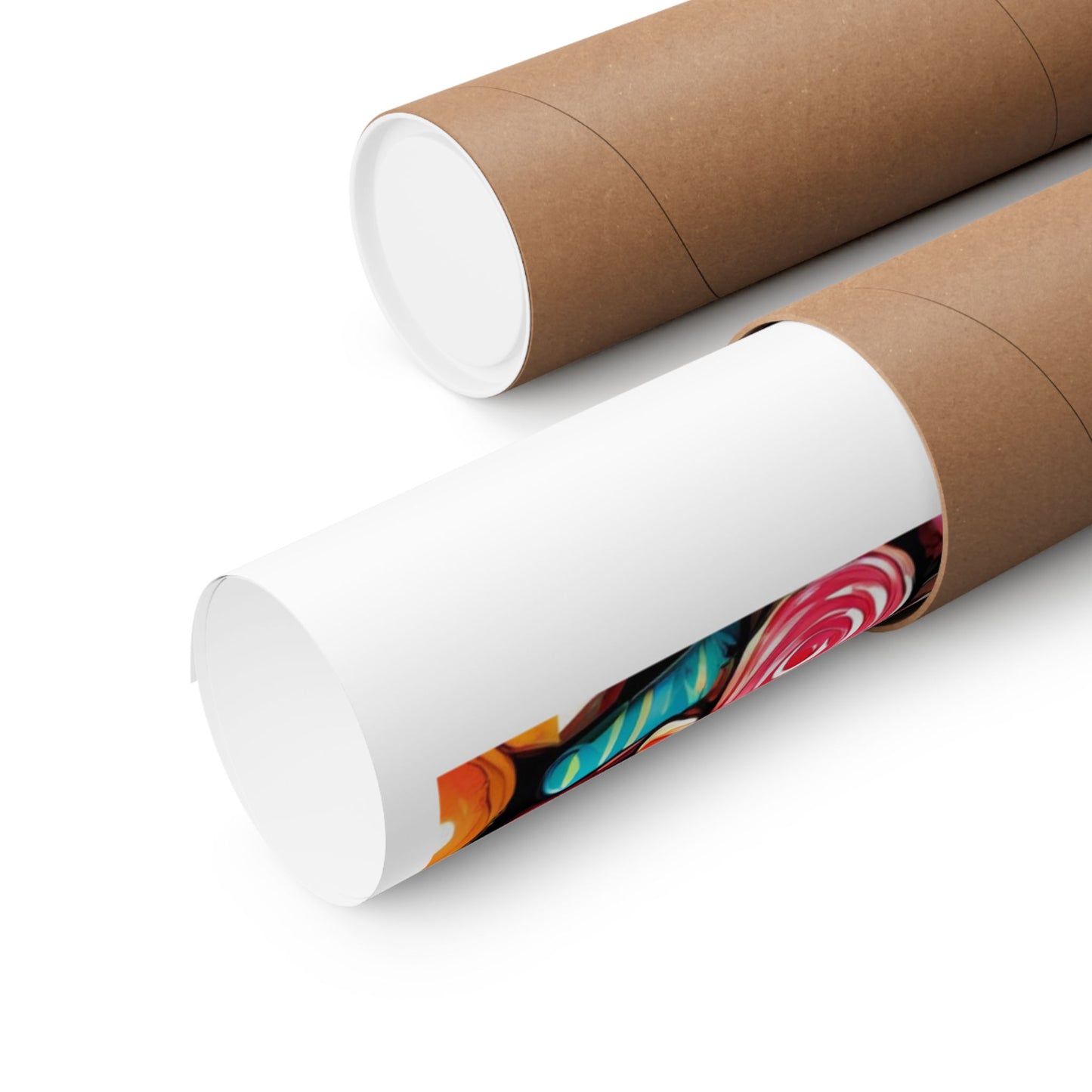 Colorful Candy Pattern Sweets Gift Art Poster