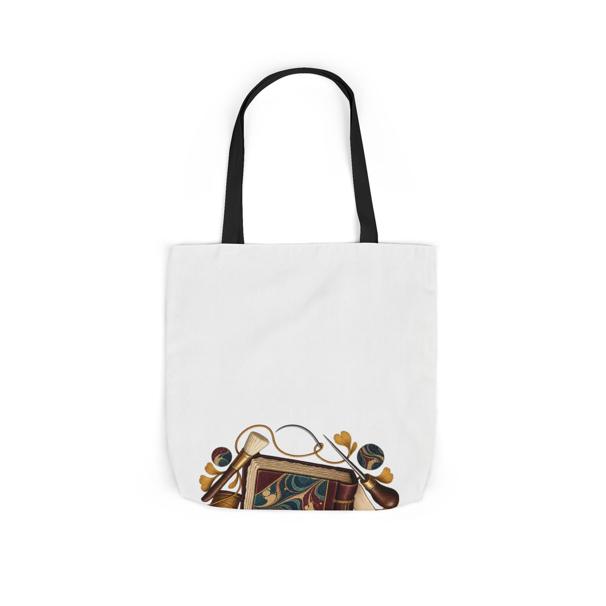 Traditional Marbled Bookbinding Workshop Tote Bag