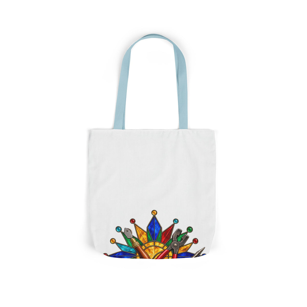 Stained Glass Workshop Tools Tote Bag