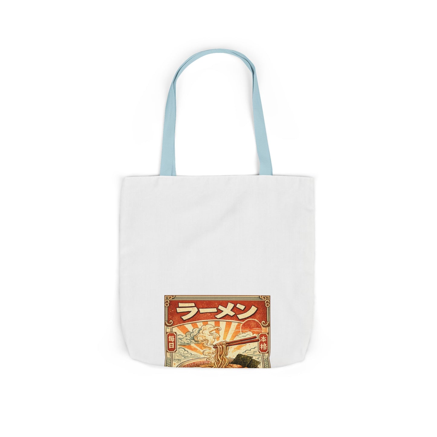 Vintage Ramen Bowl Illustration Tote Bag