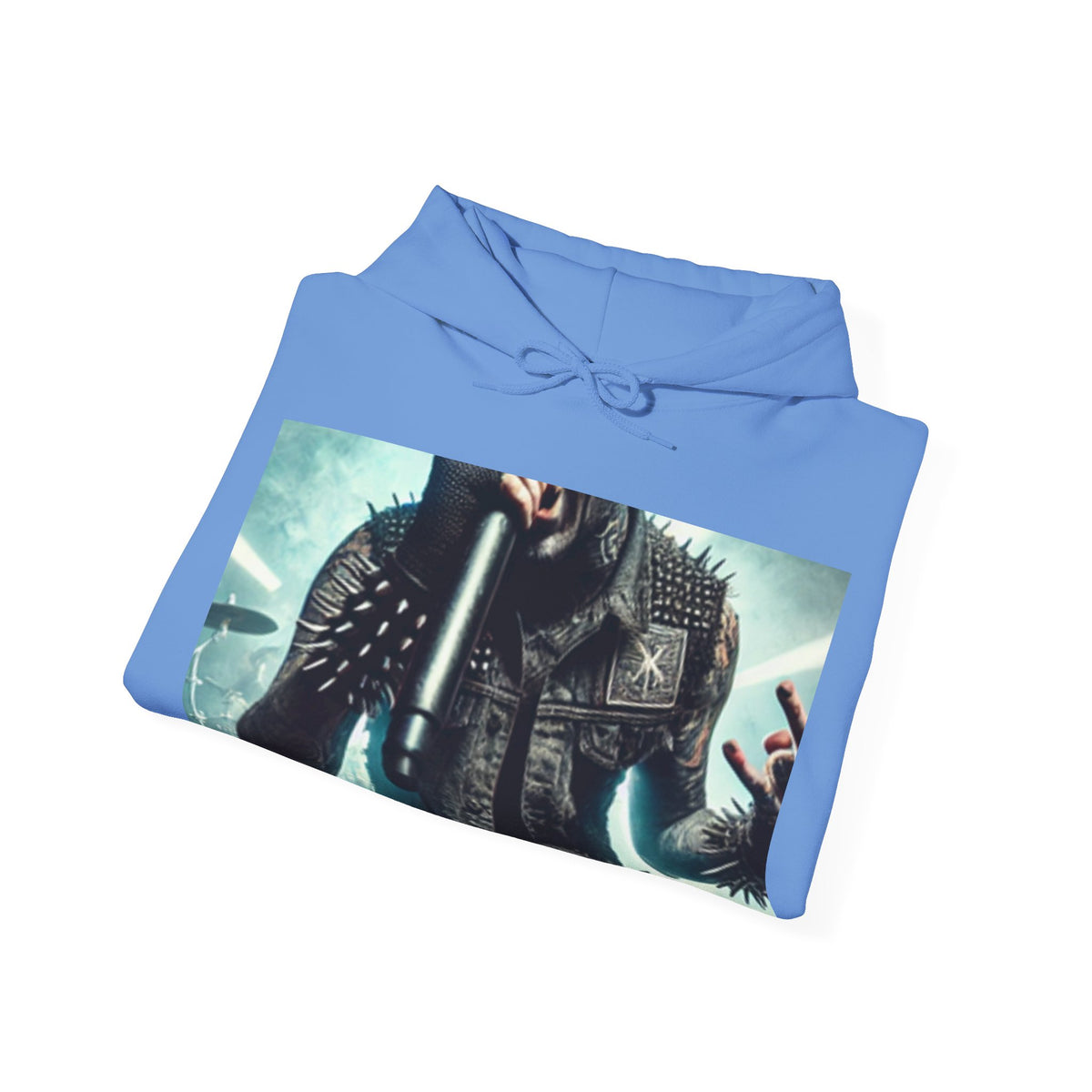 Punk Rock Vocalist Stage Energy Cozy Music Hoodie