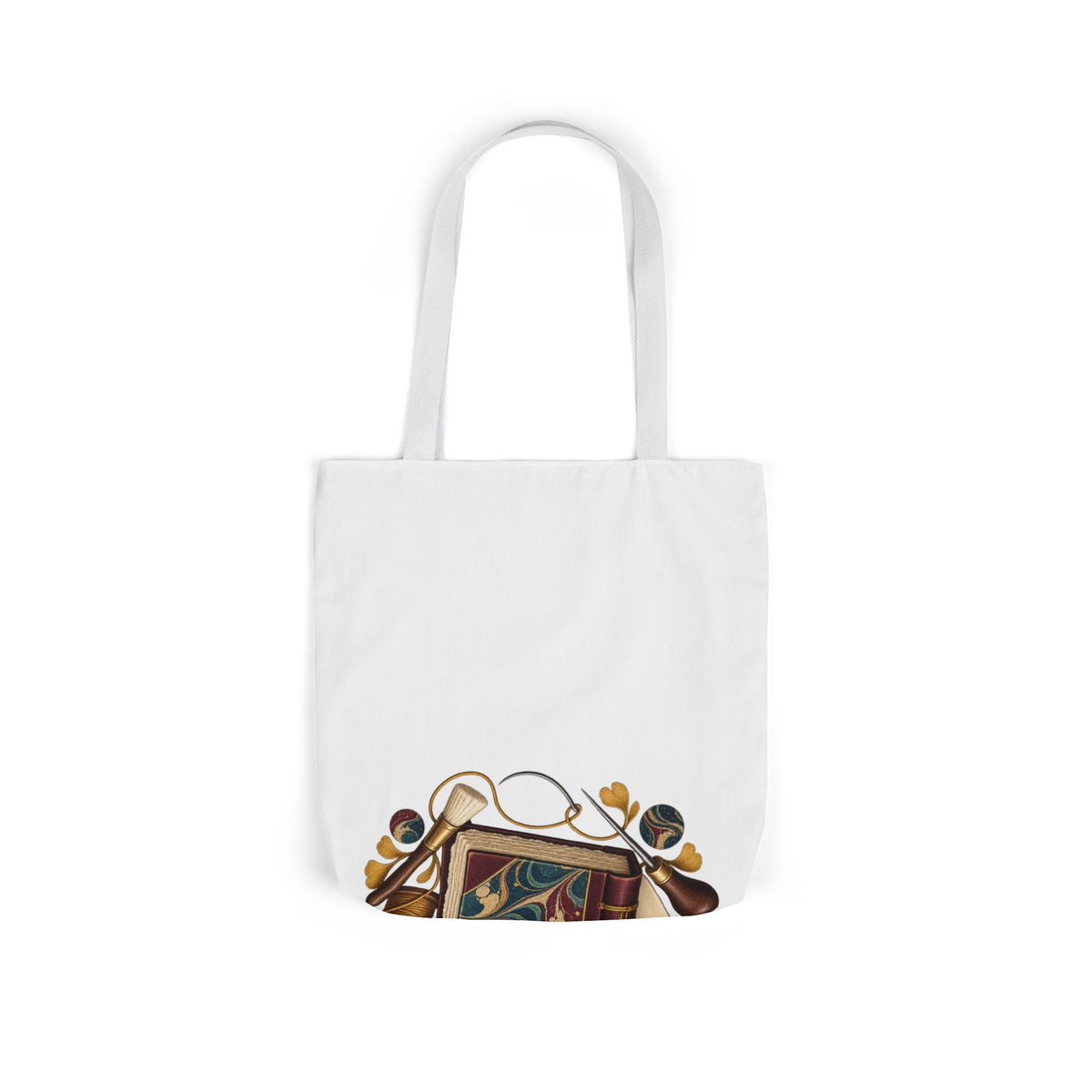 Traditional Marbled Bookbinding Workshop Tote Bag