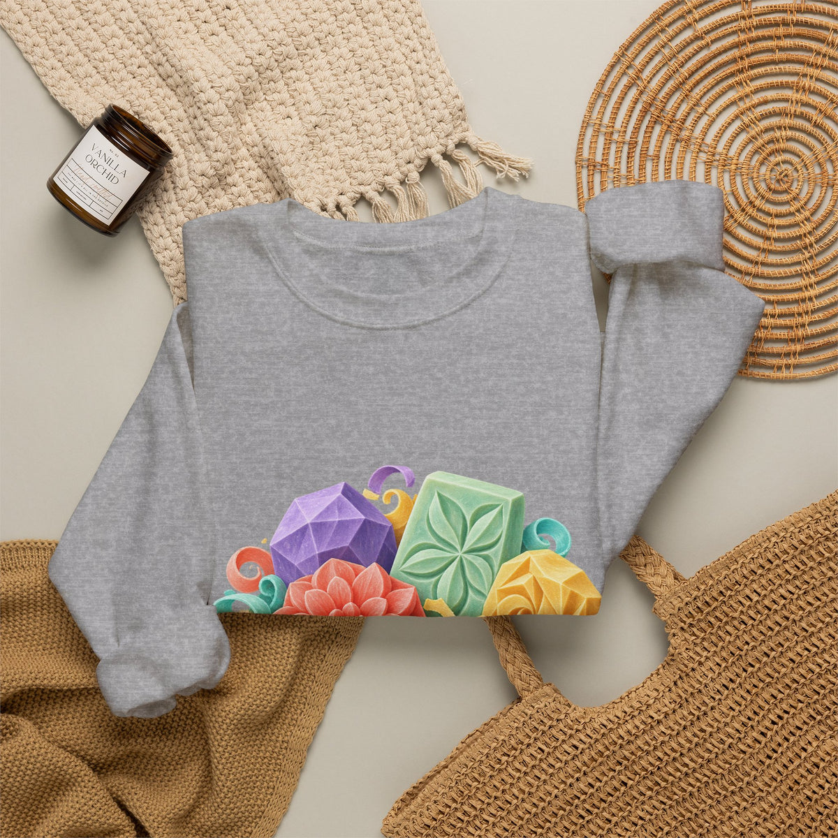 Colorful Soap Carving Workshop Sweatshirt