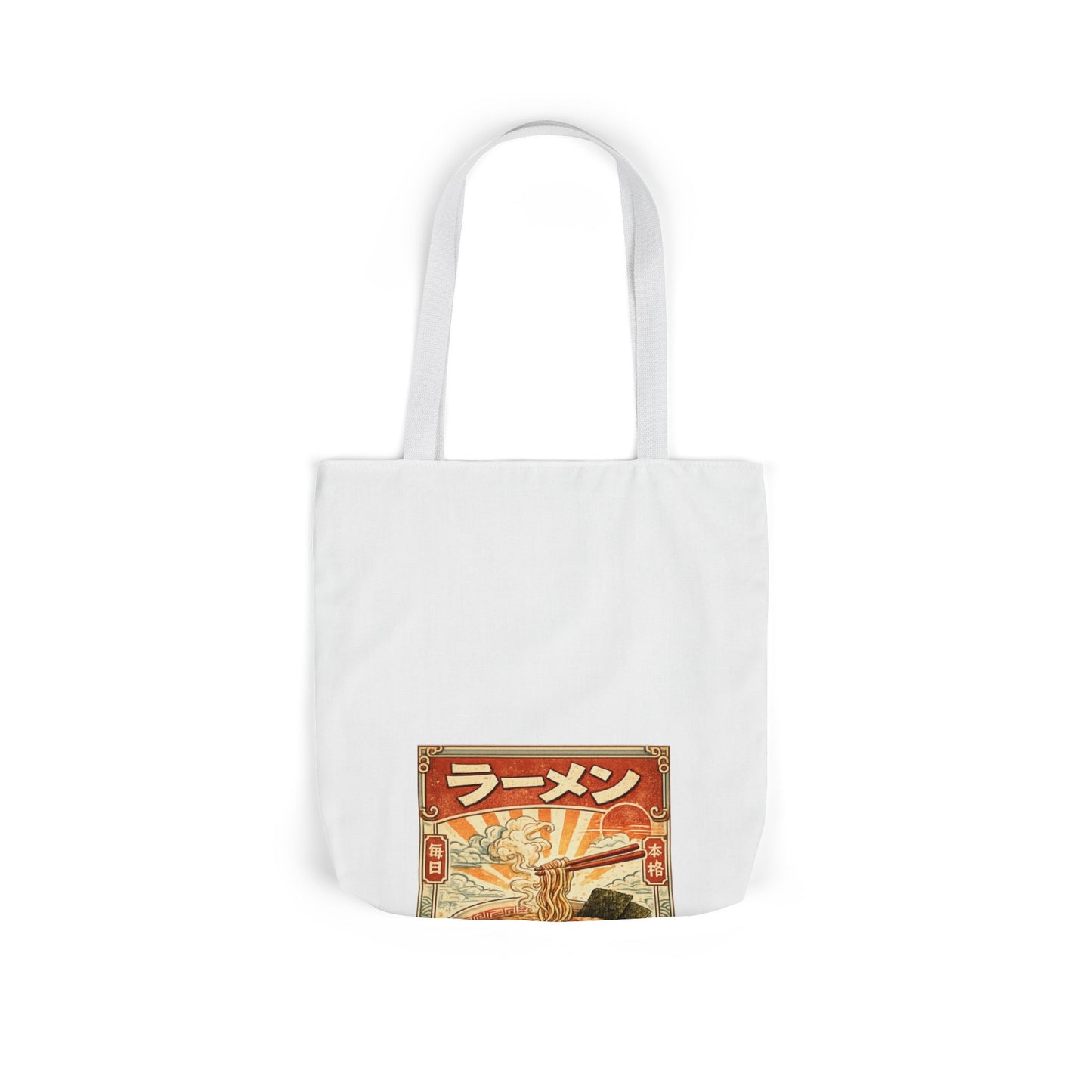 Vintage Ramen Bowl Illustration Tote Bag