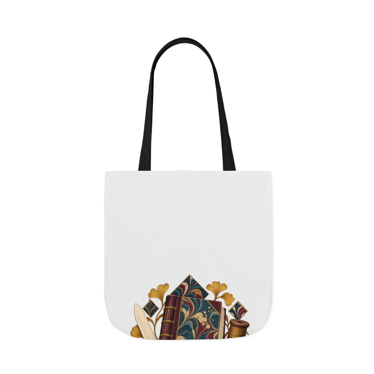Traditional Marbled Bookbinding Workshop Tote Bag