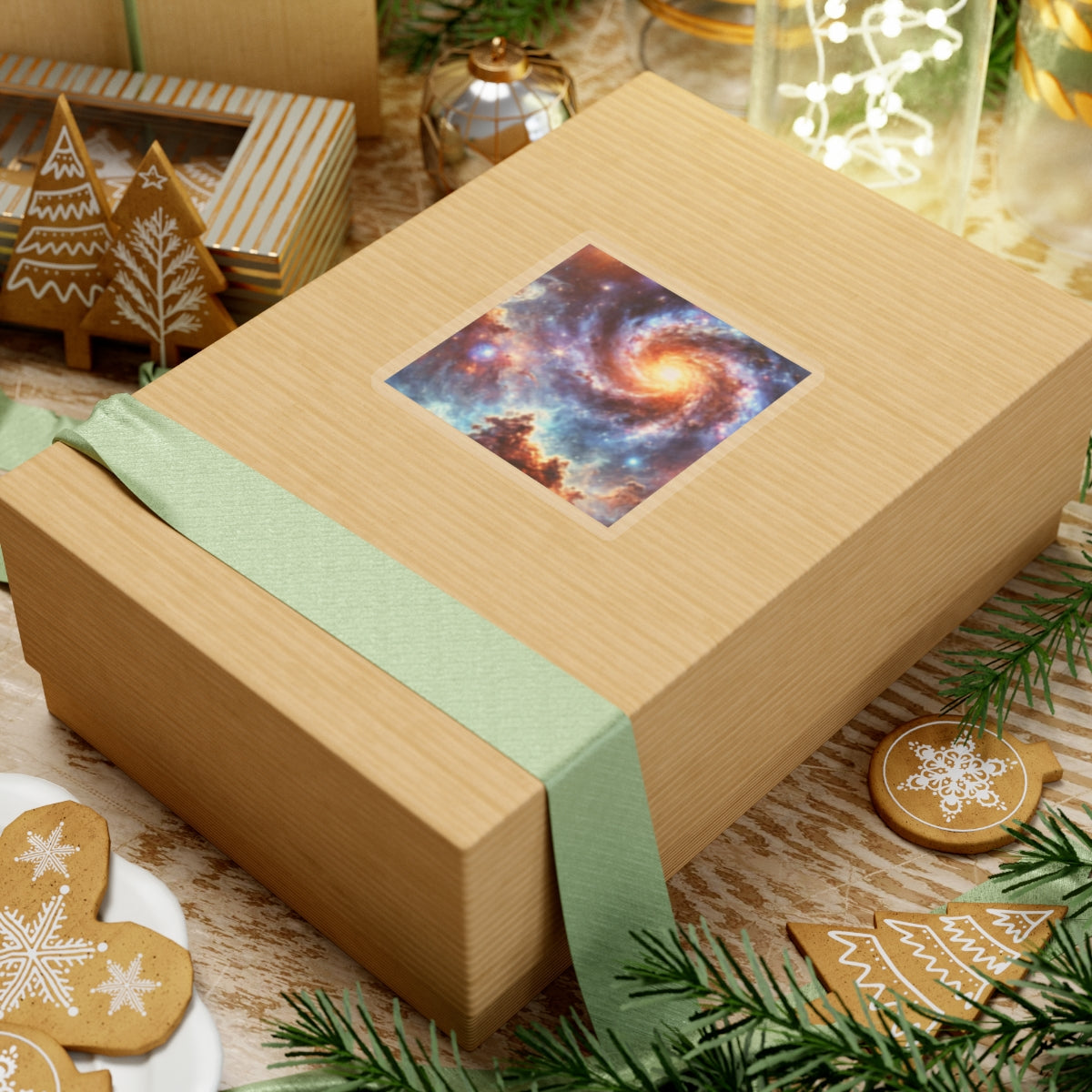 Galaxy Nebula Dreamscape Abstract Space Sticker for Laptop
