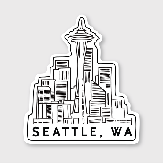 Skyline View Sticker